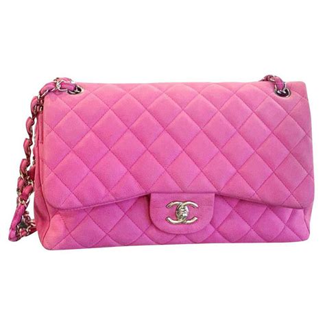 chanel ruffle strap bag|Chanel pink ref bag.